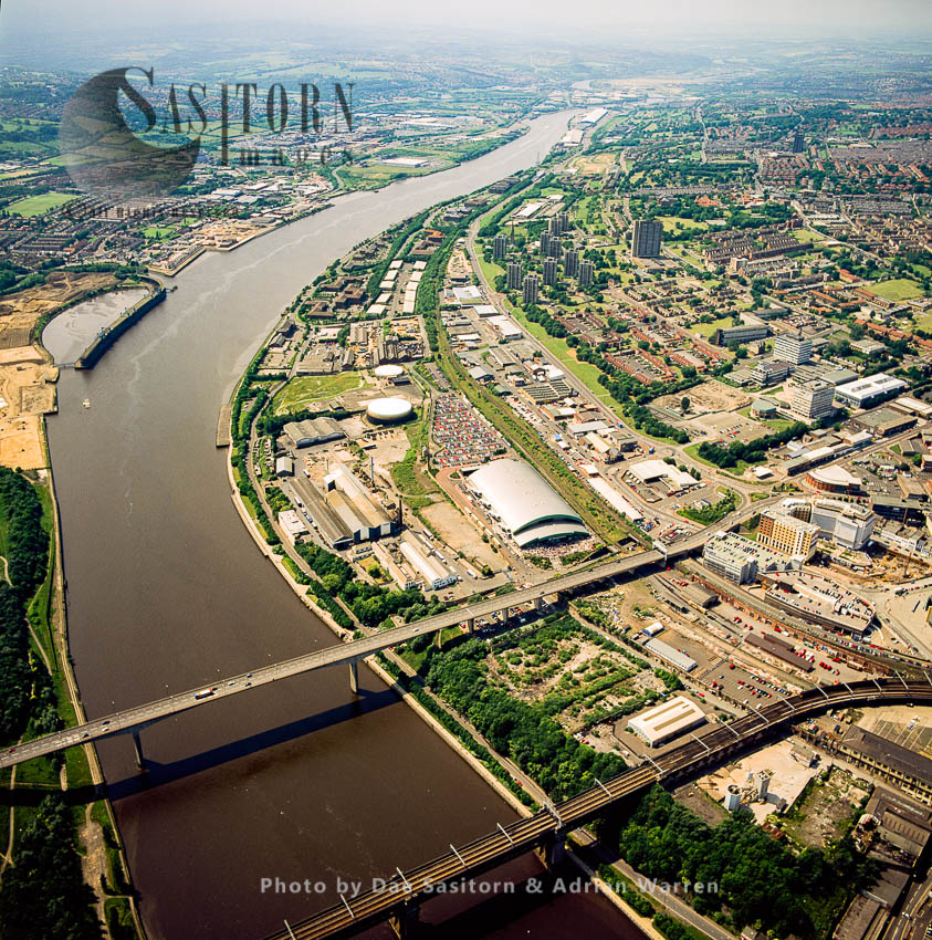 Newcastle-upon-Tyne, on the River Tyne, North EAst England