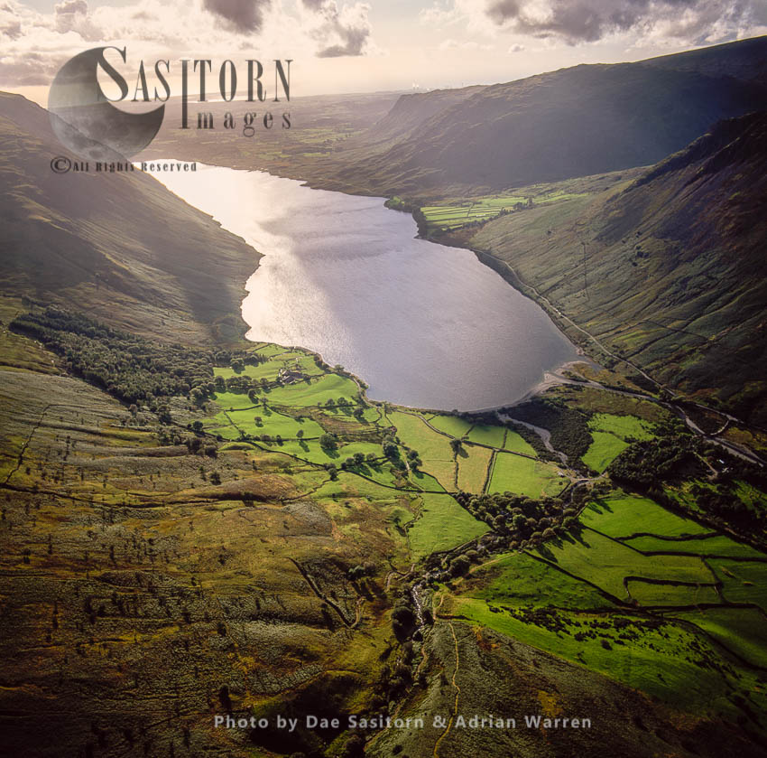 Wastwater (Wast Water), view from Wastdale Head, Lake District National Park, Cumbria, England