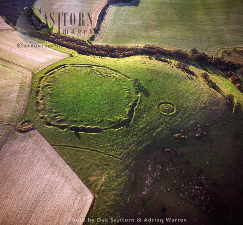 Ladle Hill Fort, unfinished hill fort, Hampshire, England