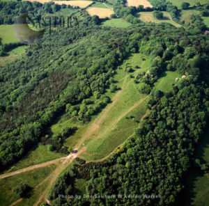 Lambert's Castle, an Iron Age hill fort, Dorset, England