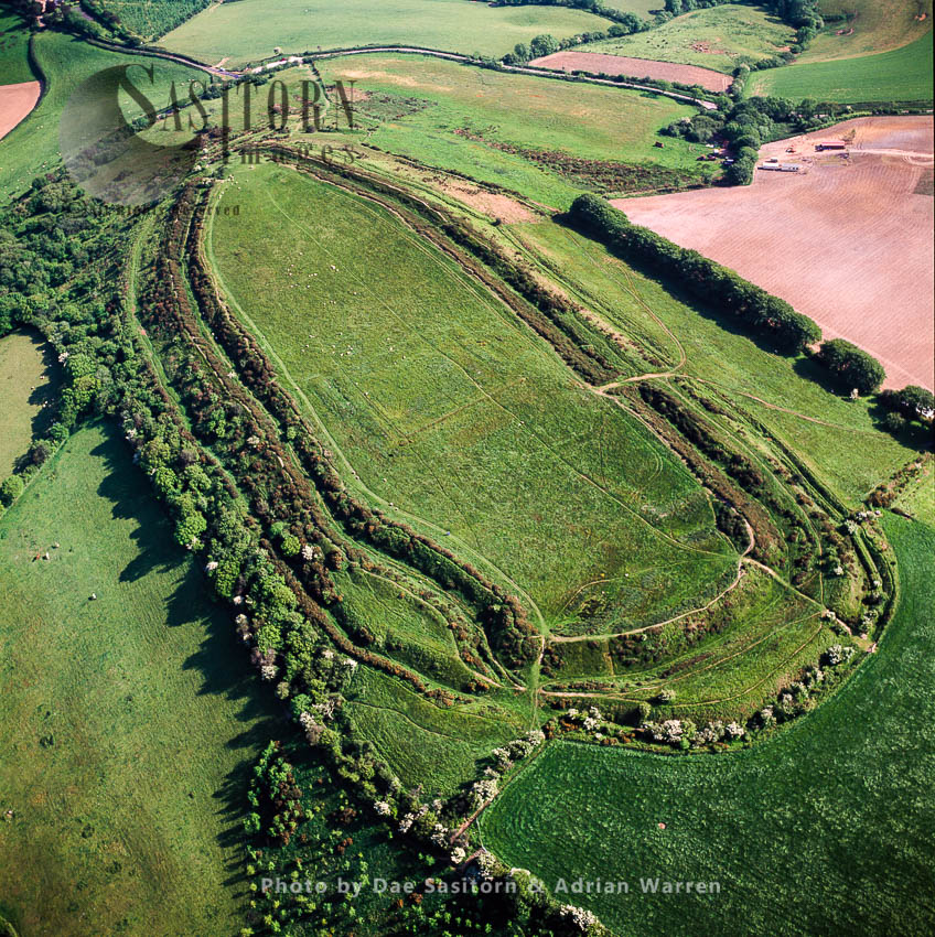 Pilsdon Pen Hll fort, Dorset: an iron age hill fort on a granite outcrop