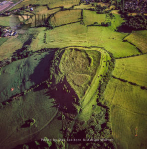 Brent Knoll Camp, an Iron Age hillfort, Somerset, England
