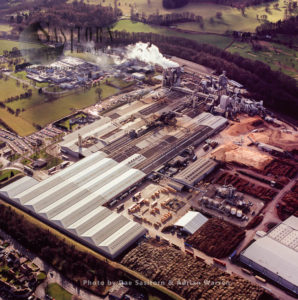 Chirk-woodchip factory, Chirk, Wales