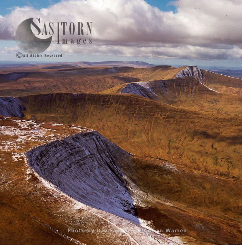Fan y Big, a subsidiary summit of Waun Rydd in the Brecon Beacons National Park, Wales