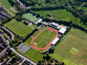Iffley Road Track,  Roger Bannister running track, (Oxford University track), is a 400-metres athletics running track and stadium in Oxford, England