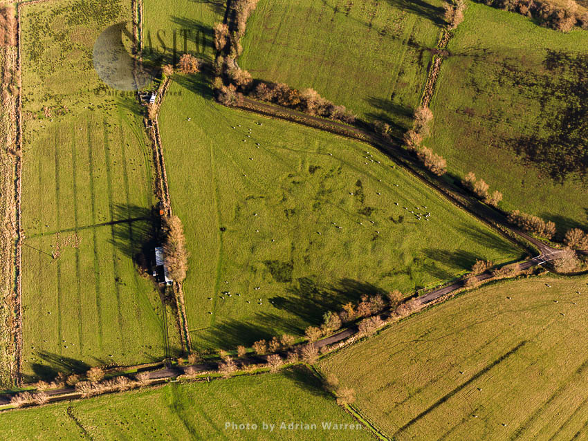 Glastonbury Lake Village, an Iron Age village, situated on a crannog or man made island in the Somerset Levels, near Godney, near Glastonbury