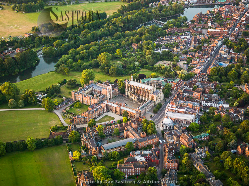 Eton College,  independent boarding school for boys and Eton historic town, Near Windsor, West Berkshire