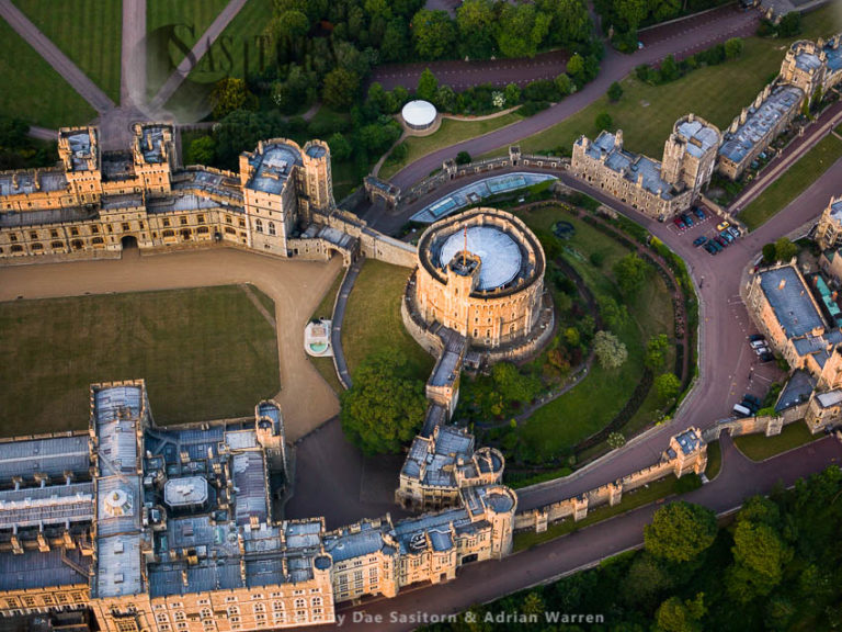 The Round Tower, Windsor Castle, a royal residence, Windsor, Berkshire, England