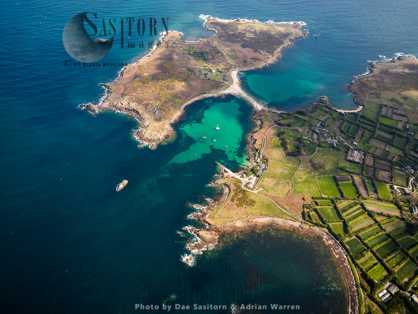 St Agnes's and Gugh,  the Isles of Scilly, an archipelago off the Cornish coast of England