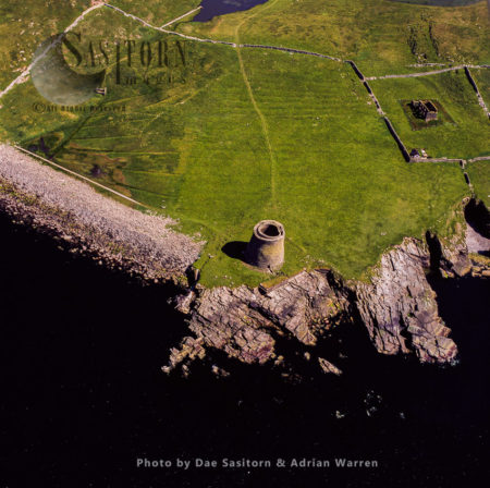 Broch of Mousa, the tallest still standing broch in the world, Island of Mousa, Shetland Islands, Scotland