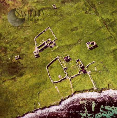 Abandoned Farms, West Burra, Scalloway Islands, a subgroup of the Shetland Islands, Scotland