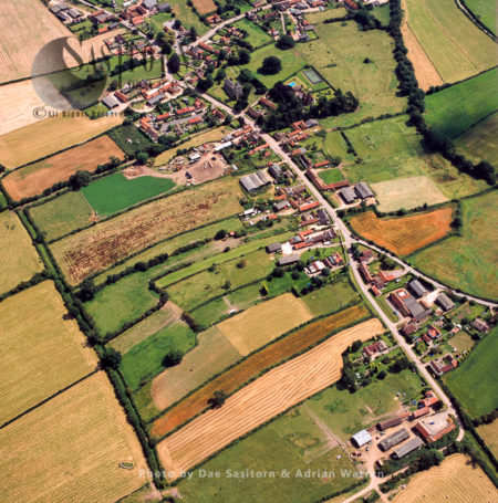Laxton with its mediaeval open field system, Nottinghamshire