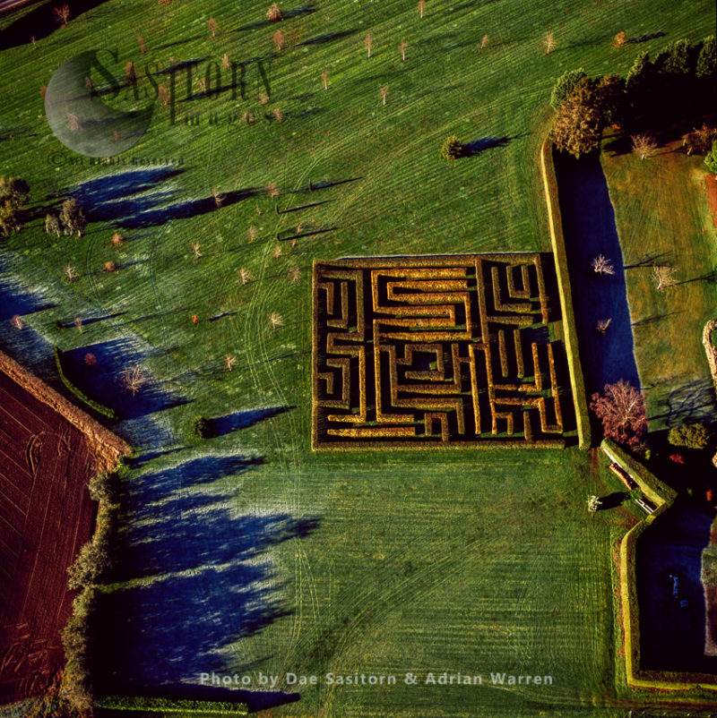 Maze at Structons Heath, just north of Witley Court, Great Witley, Worcester