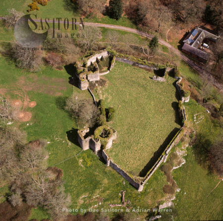 Penrice Castle, a 13th-century castle, Penrice, Swansea, Gower Peninsula, south Wales