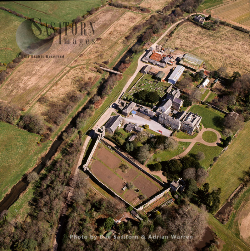 Ewenny Priory, in Ewenny, Vale of Glamorgan, Wales