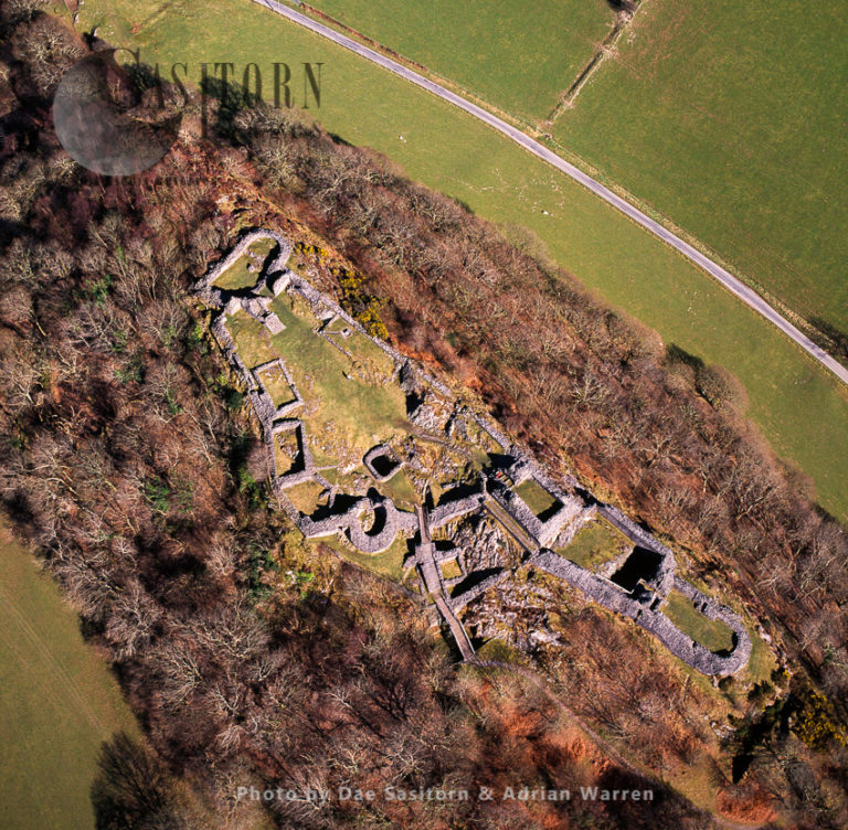 Castell y Bere, a castle near Llanfihangel-y-pennant in Gwynedd, North Wales