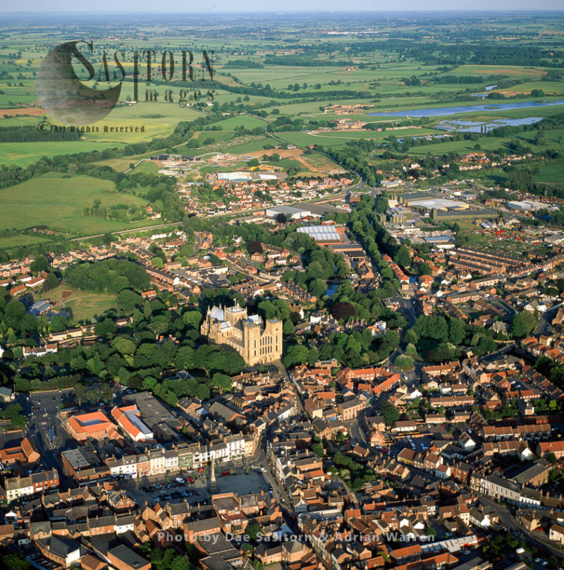Ripon city and its Cathedral, North Yorkshire, England