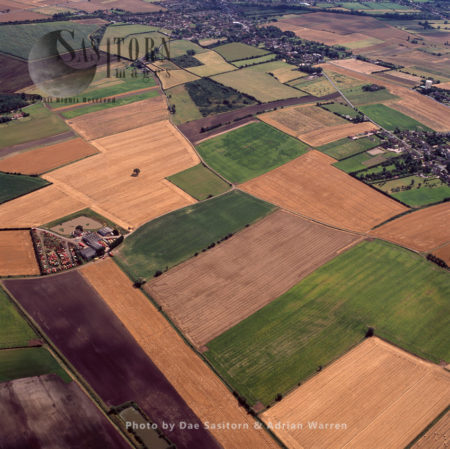 Medieval open fields at Laxton, East Riding of Yorkshire