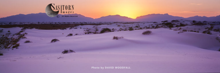 Sunset, White Sands National Park, Tularosa Basin, New Mexico, USA