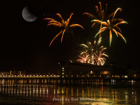 Fireworks Display, Weston-super-Mare Pier, Somerset