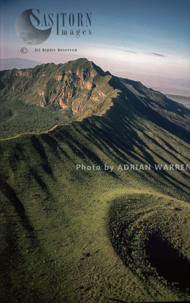 Mount Longonot, a stratovolcano, near Lake Naivasha, East African Rift Valley, Kenya