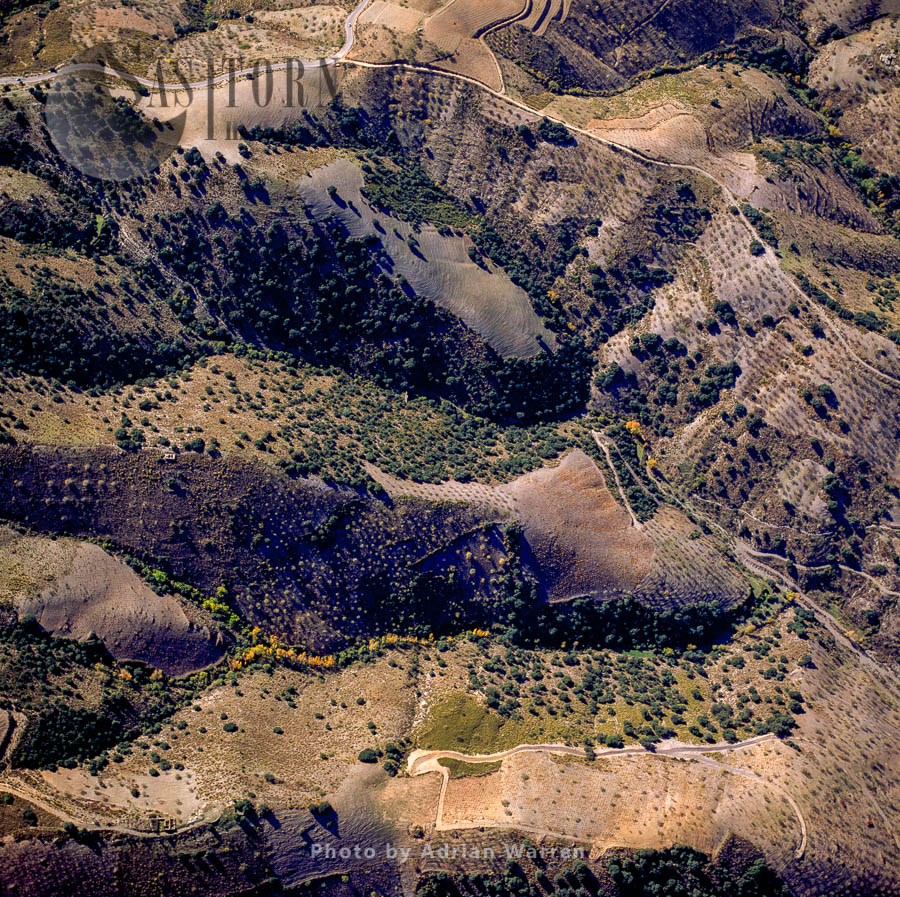 Landscaple near Cadiar, Sierra Nevada National Park, Granada, Andalusia in Spain