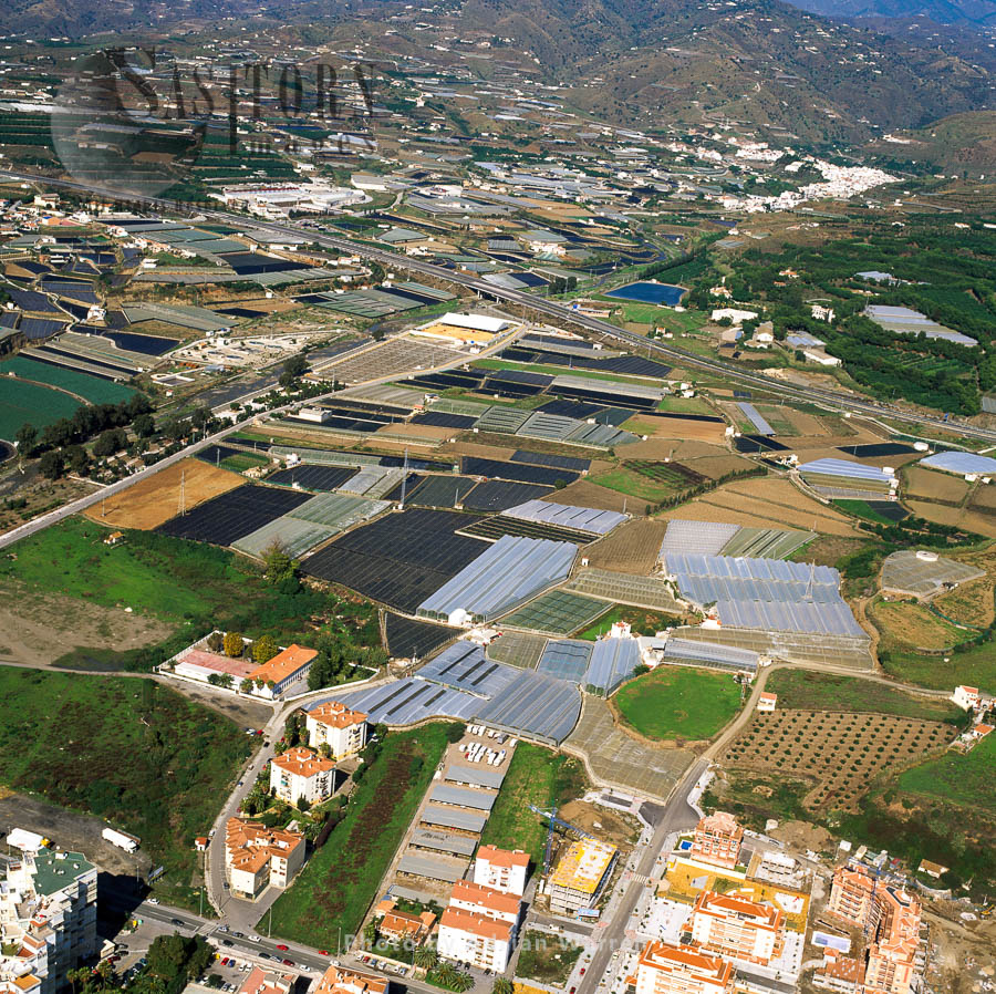 Greenhouses at Algarrobo-Costa, Southern Spain