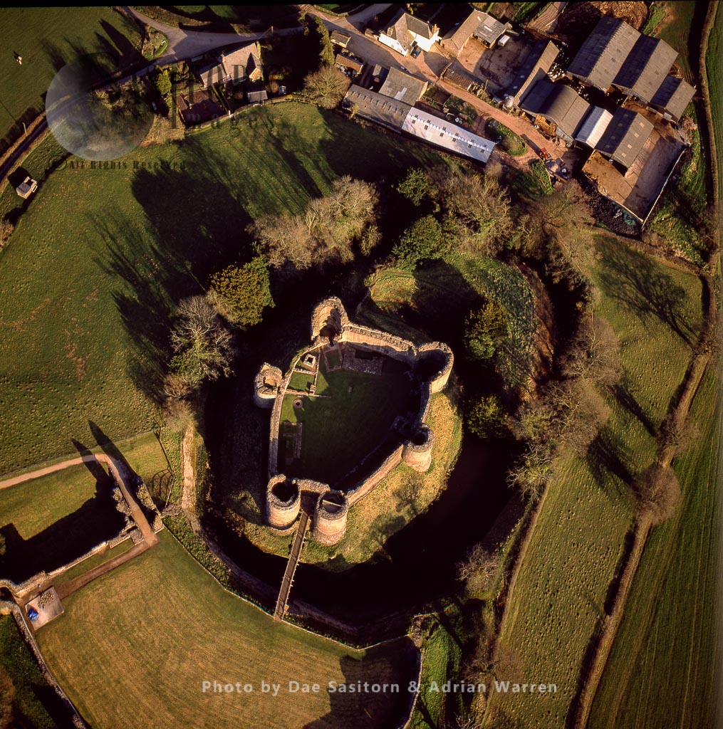 Grosmont Castle, a ruined Norman castle, Grosmont, Monmouthshire, Wales
