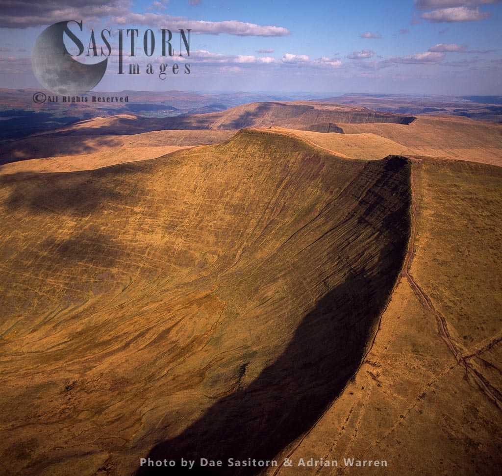Pen y Fan, the highest peak in South Wales, situated in the Brecon Beacons National Park