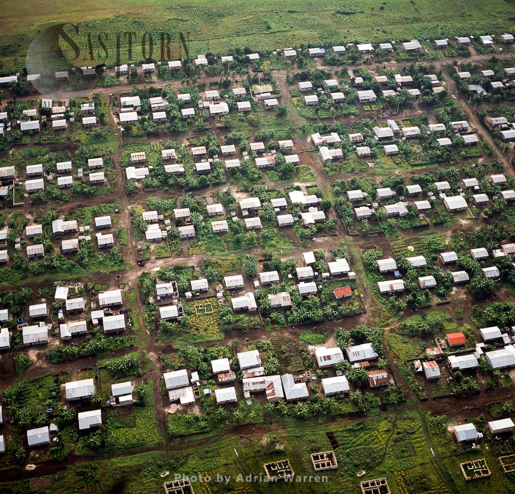 Settlements around Virunga foothills, Rwanda, 2003