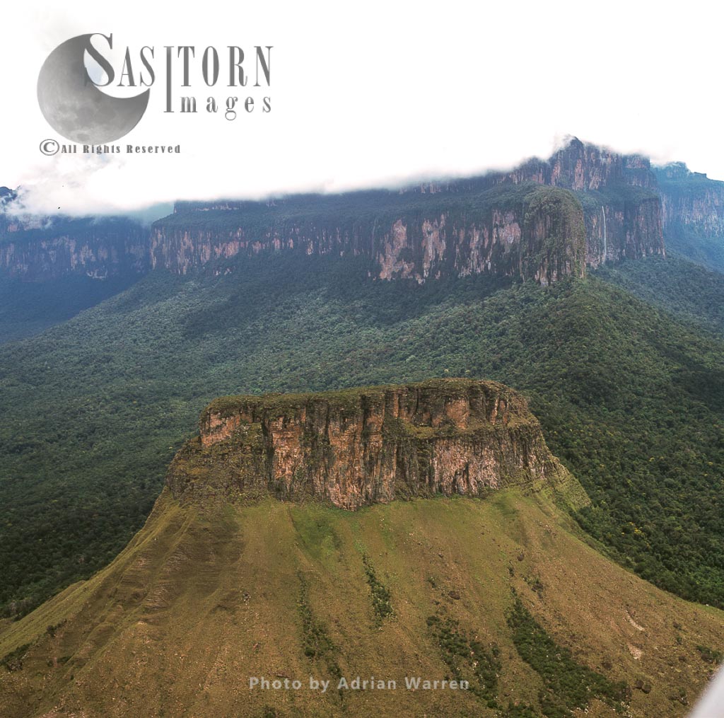The front hill part of Acopan Tepui, Chimanta massif, Canaima National Park, Estado Bolivar, Venezuela