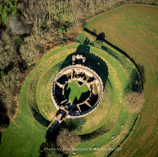 Restormel Castle, near Lostwithiel, Cornwall