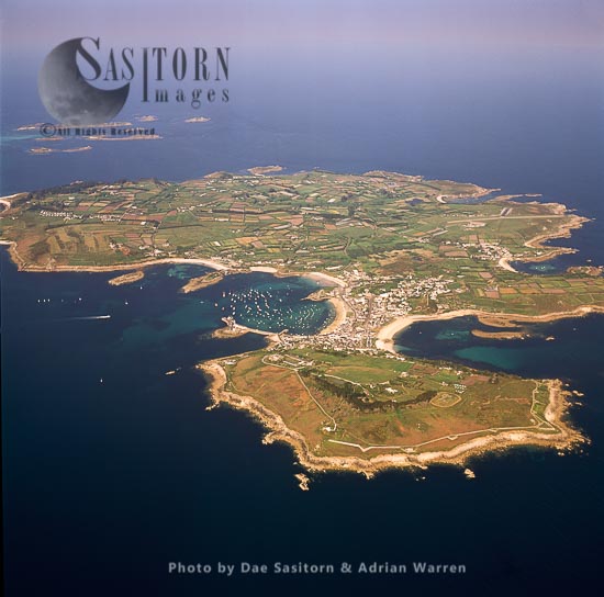 St Mary's, the largest island and the gateway to Isles of Scilly, southwest England