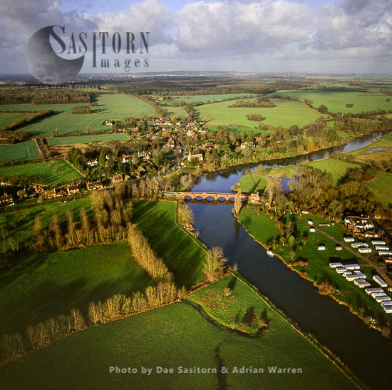 Clifton Hampden and the River Thames, Oxfordshire