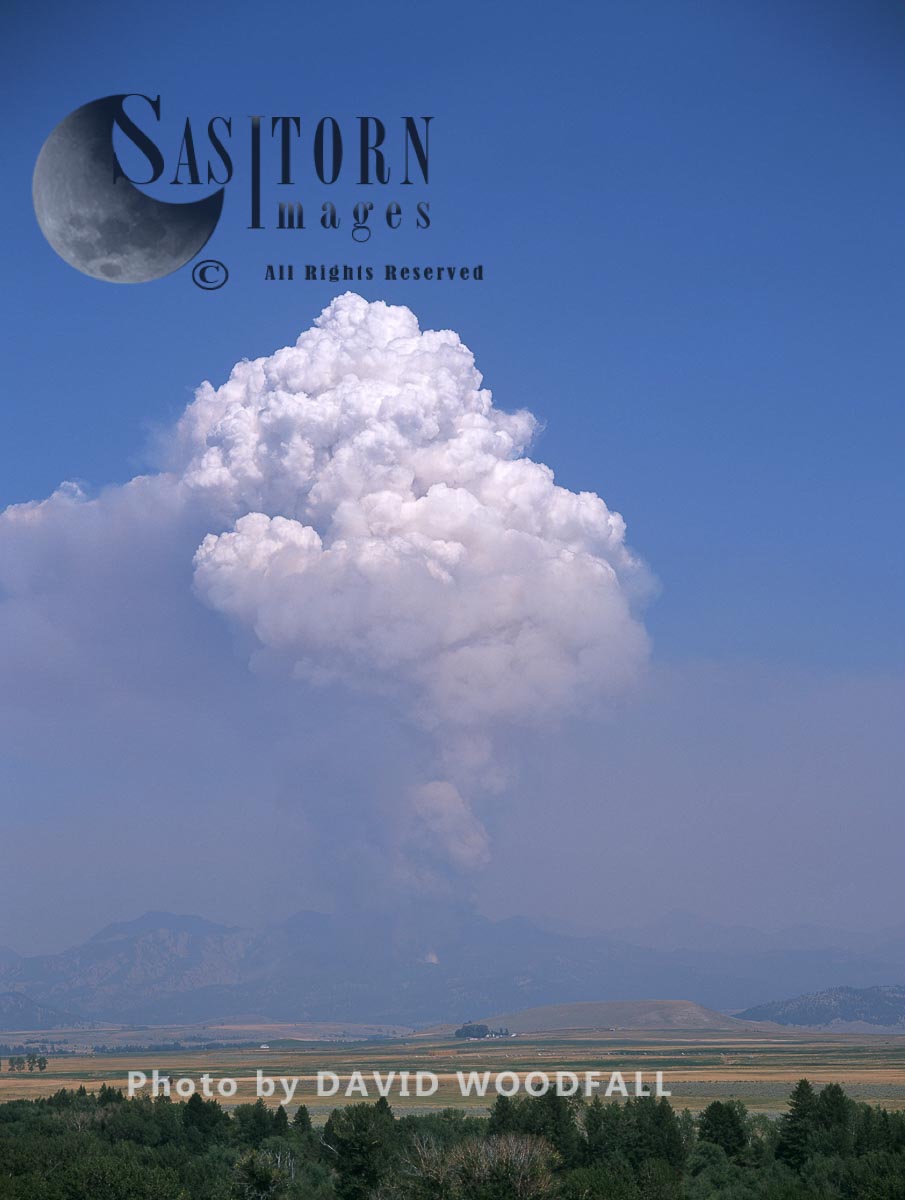 Wildfire in Crazy Mountains