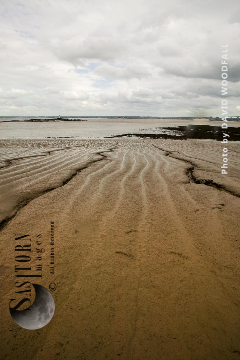 Mudflats on Severn Estuary, England